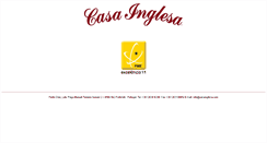 Desktop Screenshot of casainglesa.com