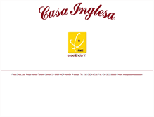 Tablet Screenshot of casainglesa.com